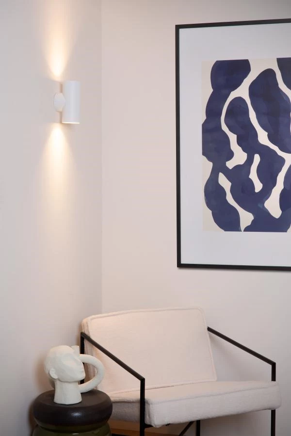 Lucide BONDI - Wall spotlight / Wall light - 2xGU10 - White - ambiance 1